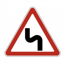 Дорожный знак - 1.12.2 Опасные повороты