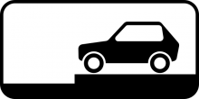  Дорожный знак 8.6.8 - Способ постановки транспортного средства на стоянку